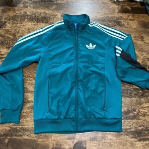 adidas logo woven track jacket